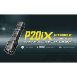 Nitecore P20iX 4000 Lumen genopladelig lygte - F den sendt idag