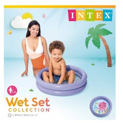 Intex Min frste pool - oppusteligt brnebassin med motiv- 17 liter