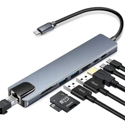 USB C Multi Hub - HDMI 4K 8in1