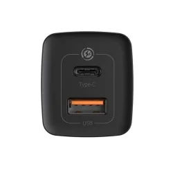 Baseus Quick Travel Charger GaN2 Lite USB+C 65W EU (black)