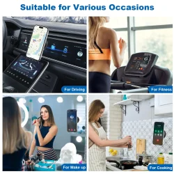 360 Rotable - Magnetisk telefon holder med vakuum