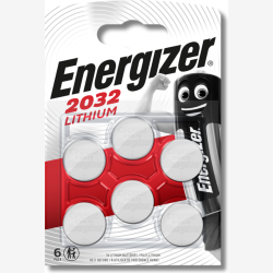 Energizer Lithium, CR2032, 6 stk