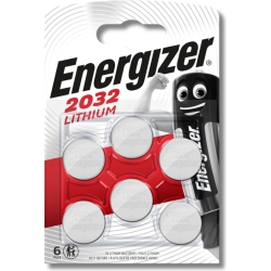 Energizer Lithium, CR2032, 6 stk