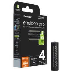 Eneloop Pro AA 2500 mAh - 4 pack