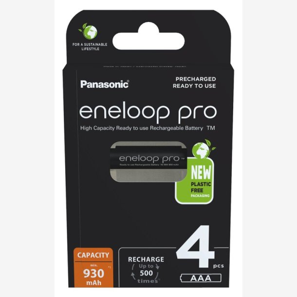 Eneloop Pro AAA 930 mAh - 4 pack