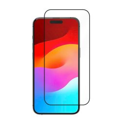 eSTUFF INFINITE iPhone 15 Full Cover Screen Protector. Titan Shield�