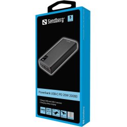 Sandberg Powerbank USB-C PD 20W 20000