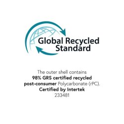 eSTUFF INFINITE USB-C Charger EU PD 20W - White - 98% Recycled Plastic