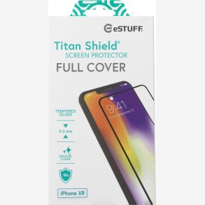 eSTUFF iPhone 11/XR Full Cover Screen Protector. Titan Shield�