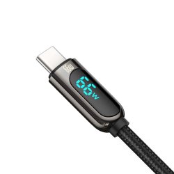 Baseus USB-A til USB-C-kabel med Display � 1 m