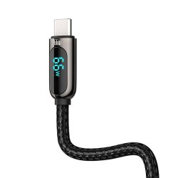 Baseus USB-A til USB-C-kabel med Display � 1 m