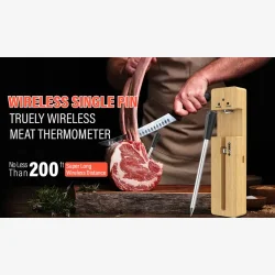 Smart Tr�dl�st Grill Termometer - App styret - med repeater