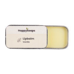 HappySoaps Lipbalm  Vanilje | Vegansk &amp; Plastikfri Lbepomade