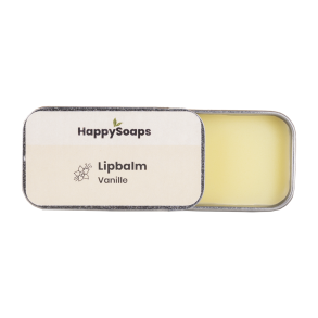 HappySoaps Lipbalm  Vanilje | Vegansk & Plastikfri Lbepomade