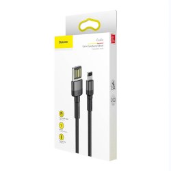 Baseus Cafule Lightning USB-kabel 2.4A � 1 m, Gr�-Sort