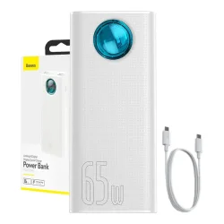 Baseus Amblight Power Bank 65W 30000mAh � Hvid