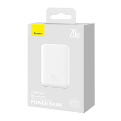 Baseus Magnetic Mini Powerbank 10000 mAh � Hvid