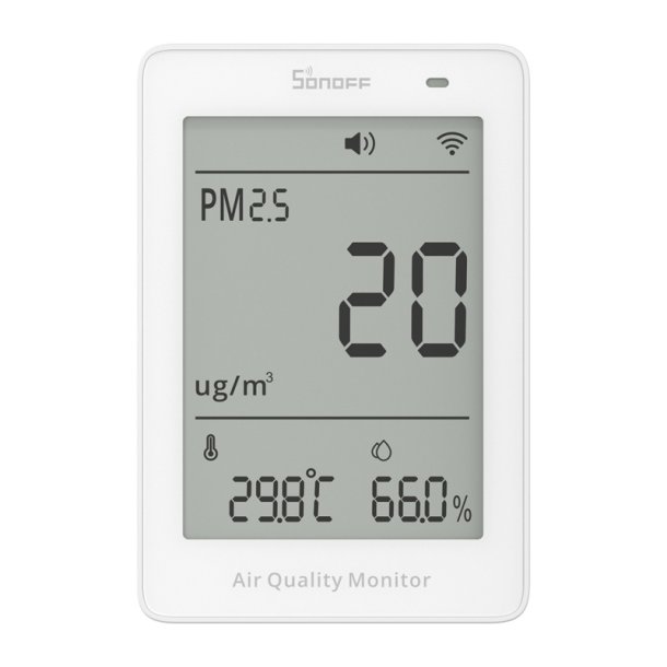 Sonoff AirGuard PM2.5 SAWF-07P WiFi LCD luftkvalitetsmonitor