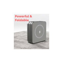 3 i 1 Trdls oplader Qi kompatibel Foldbar - Black week