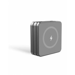 3 i 1 Trdls oplader Qi kompatibel Foldbar - Black week